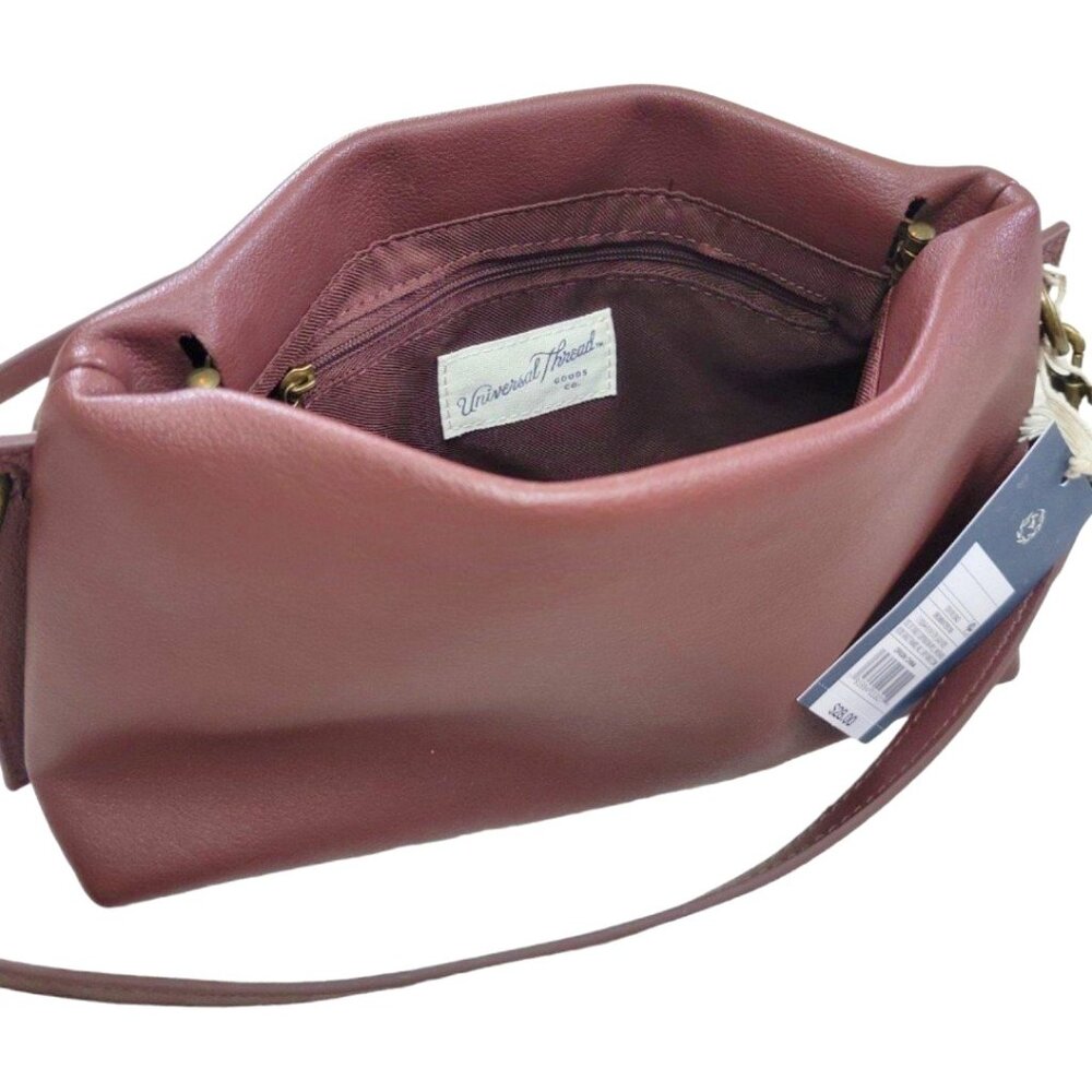 Womens Universal Thread Sleek Brown Crossbody Lig… - image 6